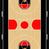 Bold Graphic Sports Theme Decor(Black)