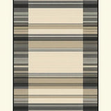 Ultra Soft Area Rug, Non Slip, Stain Resistant, Washable Area Rugs for Living Room, Bedroom, Chic Modern Linear Pattern(Beige)