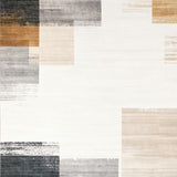 Ultra Soft Area Rug, Non Slip, Stain Resistant, Washable Area Rugs for Living Room, Bedroom, Non Skid Abstract Entry Beige & Grey Tones Modern Indoor Mat(Gray)