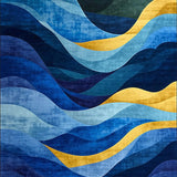 Luxe Modern Geometric Arrangement(Blue)