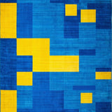Dynamic Abstract Geometric Fusion(Blue)
