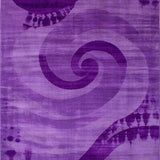 Ultra Soft Area Rug, Non Slip, Stain Resistant, Washable Area Rugs for Living Room, Bedroom, Trendy Fuzzy Ombre Style(Purple)
