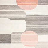 Ultra Soft Area Rug, Non Slip, Stain Resistant, Washable Area Rugs for Living Room, Bedroom, Subtle Striped Abstract Area Non Slip(Gray)