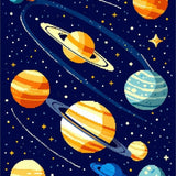 Imaginative Starry Night Concept(Blue)