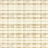 Adelaide Checkered Shag Area Mid Century Modern Beige Geometric(Beige)