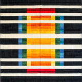 Chic Geometric Color Burst(Black)