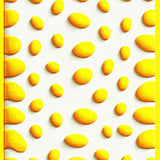 Ultra Soft Area Rug, Non Slip, Stain Resistant, Washable Area Rugs for Living Room, Bedroom, Vibrant Cheerful Egg Motif(Yellow)