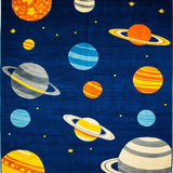 Vibrant Cosmic Orbital Design(Blue)