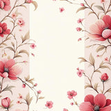 Chic Round Springtime Theme(Pink)