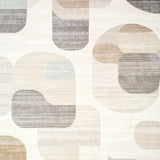 Ultra Soft Area Rug, Non Slip, Stain Resistant, Washable Area Rugs for Living Room, Bedroom, Chic Soft Neutral Fuzzy Motif(Beige)