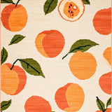 Vibrant Abstract Citrus Design Appeal(Beige)