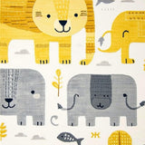 Ultra Soft Area Rug, Non Slip, Stain Resistant, Washable Area Rugs for Living Room, Bedroom, Colorful Cartoonish Wildlife Pattern(Yellow)