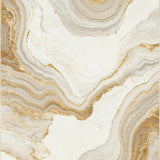 Modern Beige Marble Swirl Area Irregular Edge(Beige)