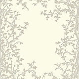 Ultra Soft Area Rug, Non Slip, Stain Resistant, Washable Area Rugs for Living Room, Bedroom, Subtle Botanical Vine Boho with a Serene Understated(Beige)