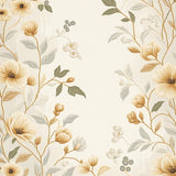 Ultra Soft Area Rug, Non Slip, Stain Resistant, Washable Area Rugs for Living Room, Bedroom, Modern Beige Area Abstract Floral Design(Beige)