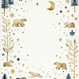 Cute Nordic Cloudscape Illustration(Beige)