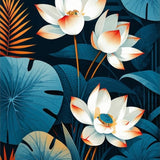 Ultra Soft Area Rug, Non Slip, Stain Resistant, Washable Area Rugs for Living Room, Bedroom, Eye-Catching Botanical Artistry(White)