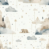 Ultra Soft Area Rug, Non Slip, Stain Resistant, Washable Area Rugs for Living Room, Bedroom, Scandinavian Playful Animal Motif(Beige)