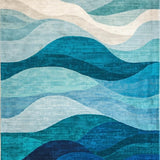 Artistic Dreamy Blue Hues(Blue)