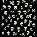 Ultra Soft Area Rug, Non Slip, Stain Resistant, Washable Area Rugs for Living Room, Bedroom, Fun Earthy Toned Skull Art(Black)