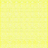 Ultra Soft Area Rug, Non Slip, Stain Resistant, Washable Area Rugs for Living Room, Bedroom, Chic Yellow Trellis Aesthetic(Yellow)