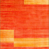 Ultra Soft Area Rug, Non Slip, Stain Resistant, Washable Area Rugs for Living Room, Bedroom, Vibrant Abstract Shaggy Aesthetic(Red)