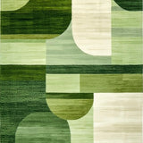 Chic Symmetrical Oceanic Lines(Green)