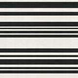 Ultra Soft Area Rug, Non Slip, Stain Resistant, Washable Area Rugs for Living Room, Bedroom, Sophisticated Dual Color Reversible Mat With Horizontal Line Design(Black)