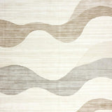 Sophisticated Monochrome Fluid Shapes(Beige)