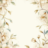 Ultra Soft Area Rug, Non Slip, Stain Resistant, Washable Area Rugs for Living Room, Bedroom, Floral Harmony Area Neutral Botanical Gentle Hues(Beige)
