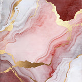 Artful Fluid with Gold(Red)