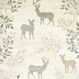 Ultra Soft Area Rug, Non Slip, Stain Resistant, Washable Area Rugs for Living Room, Bedroom, Natural Toned with Abstract Animal Design and Forest Canopy(Beige)