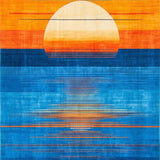 Contemporary Colorful Fluid Design(Blue)