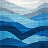 Elegant Blue Gradient Texture(Blue)