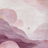 Ultra Soft Area Rug, Non Slip, Stain Resistant, Washable Area Rugs for Living Room, Bedroom, Dusty Rose Kawaii Plush Rug with Soft Mauve Swirls and Cozy Pink Tones(Purple)