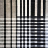 Ultra Soft Area Rug, Non Slip, Stain Resistant, Washable Area Rugs for Living Room, Bedroom, Striped Symphony Area Rug(Gray)