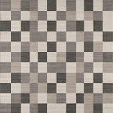 Ultra Soft Area Rug, Non Slip, Stain Resistant, Washable Area Rugs for Living Room, Bedroom, Chris Loves FRA Neutral Checkerboard Accent(Gray)