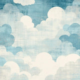 Chic Contemporary Plush Textured(Blue)