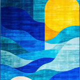 Dynamic Abstract Expressionist Motif(Blue)