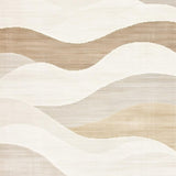 Inspired Geometric Wave Print Premium Neutral Area(Beige)