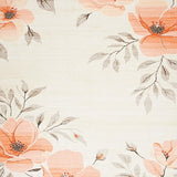 Ultra Soft Area Rug, Non Slip, Stain Resistant, Washable Area Rugs for Living Room, Bedroom, Boho Petal Non Slip Beige Flower Entryway(Beige)