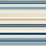 Ultra Soft Area Rug, Non Slip, Stain Resistant, Washable Area Rugs for Living Room, Bedroom, Beachy Stripe Coastal Area in Beige and Blue Hues(Beige)