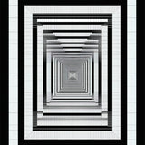 Chic Black and White Optical(Black)