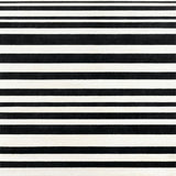 Ultra Soft Area Rug, Non Slip, Stain Resistant, Washable Area Rugs for Living Room, Bedroom, Contemporary Dual-Tone Linear Pattern Home Decor Floor Mat With Modern Look(Black)