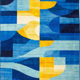 Lively Geometric Art Expression(Blue)