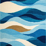 Lively Coastal Splash Visual(Blue)