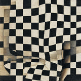 Ultra Soft Area Rug, Non Slip, Stain Resistant, Washable Area Rugs for Living Room, Bedroom, Chessboard Black & White Checkered Patio Rug(Black)