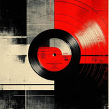 Vibrant Abstract Vinyl Aesthetic(Red)