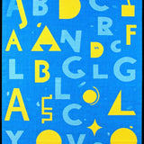 Dynamic Colorful Character and Figure Layout(Blue)