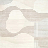 Chic Two Tone Abstract Linear Motif(Beige)
